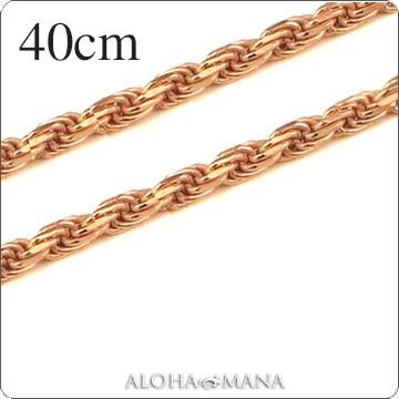 ハワイアンジュエリー ロープ チェーン K14 14金カットロープ 幅1.0mm 