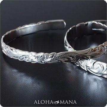 ALOHA MANA ハワイアンジュエリー バングル silver925 メンズ ALOHA MANA ハワイアンジュエリー バングル silver925 メンズ