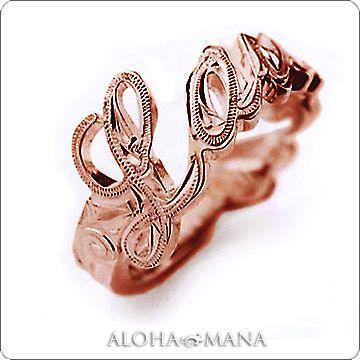 100％安い ハワイアンジュエリー指輪リングレディースMaxi LOVEメッセージリング K14PGピンク 指輪