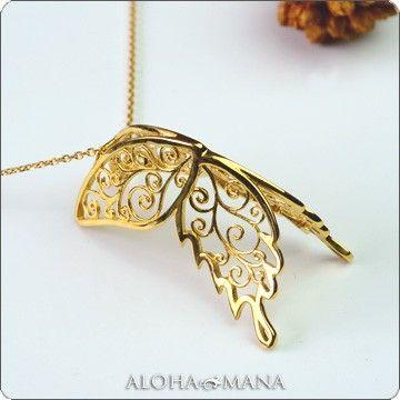 ALOHA MANA（アロハマナ） ネックレス 18金 K18 k18 イエロー ゴールド
