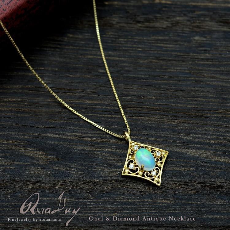 ALOHA MANA ネックレス レディース K18 18金 イエローゴールド  