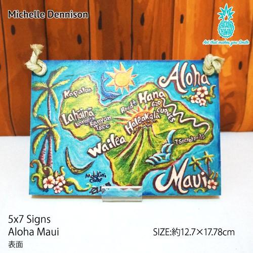 5x7 Signs ミッシェルデニスン Michelle Dennison ウッド サインボード