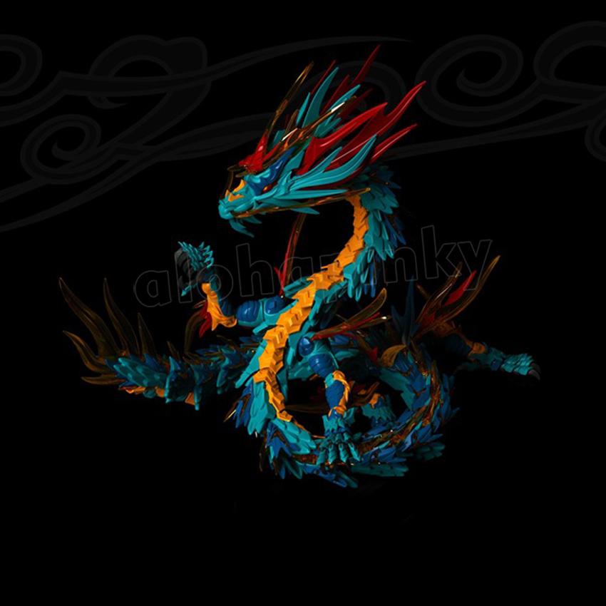 神竜 青龍 フィギュア プラモデル ガレージキット 龍 竜 玩具 収集品 全身関節が動くことができる 守護神 守護霊 子供 大人 組み立てる Ger0814br2105 Alohapinky 通販 Yahoo ショッピング