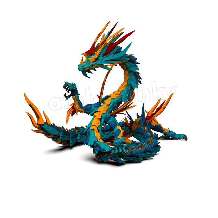 神竜 青龍 フィギュア プラモデル ガレージキット 龍 竜 玩具 収集品 全身関節が動くことができる 守護神 守護霊 子供 大人 組み立てる Ger0814br2105 Alohapinky 通販 Yahoo ショッピング