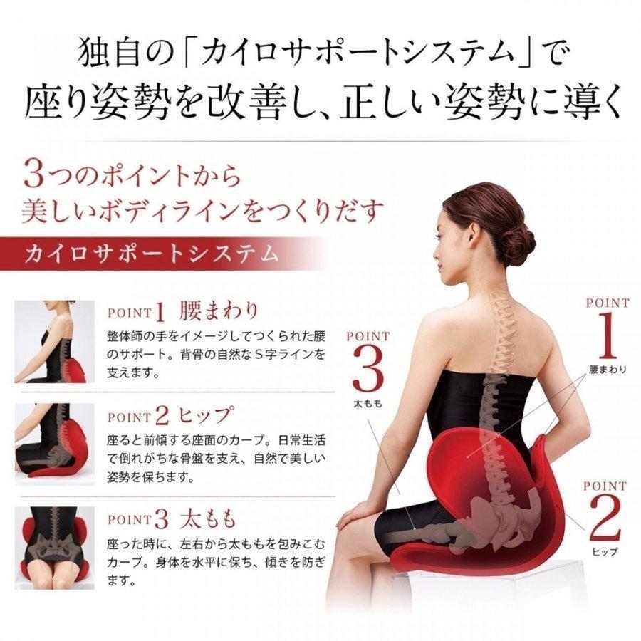 座布団 座椅子 骨盤サポートチェア 姿勢矯正 クッション オフィス チェア ボディメイクシート スタイル 腰痛 クッション 椅子 オフィス 猫背矯正 車 自宅用|alohapinky|04