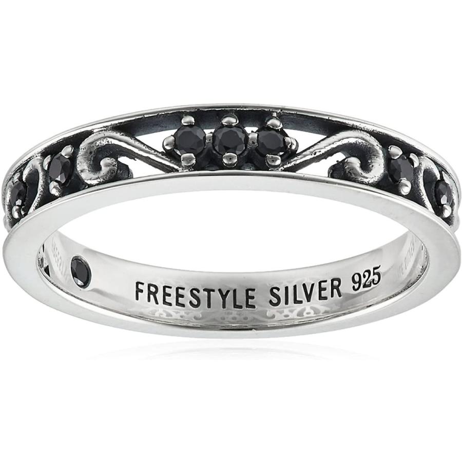 現金特価 フリースタイル Free Style アラベスクモチーフ ジルコニアシルバーリング ブラック Fsr933 Bkcz 日本サイズ11号 クーポン発行 Www Skylanceronline Com