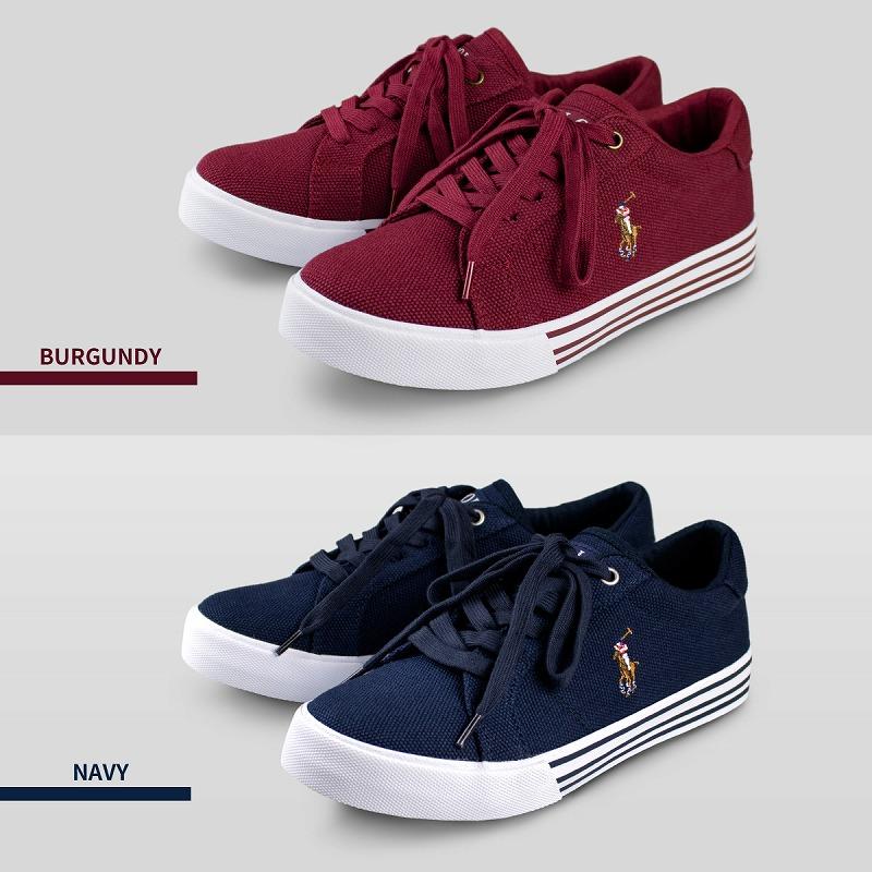 ポロ ラルフローレン スニーカー キッズ 人気 ブランド おしゃれ バーガンディー Edgewood キャンバス Polo Ralph Lauren Rf J Po Rf J 水着 サーフカジュアルaloheart 通販 Yahoo ショッピング