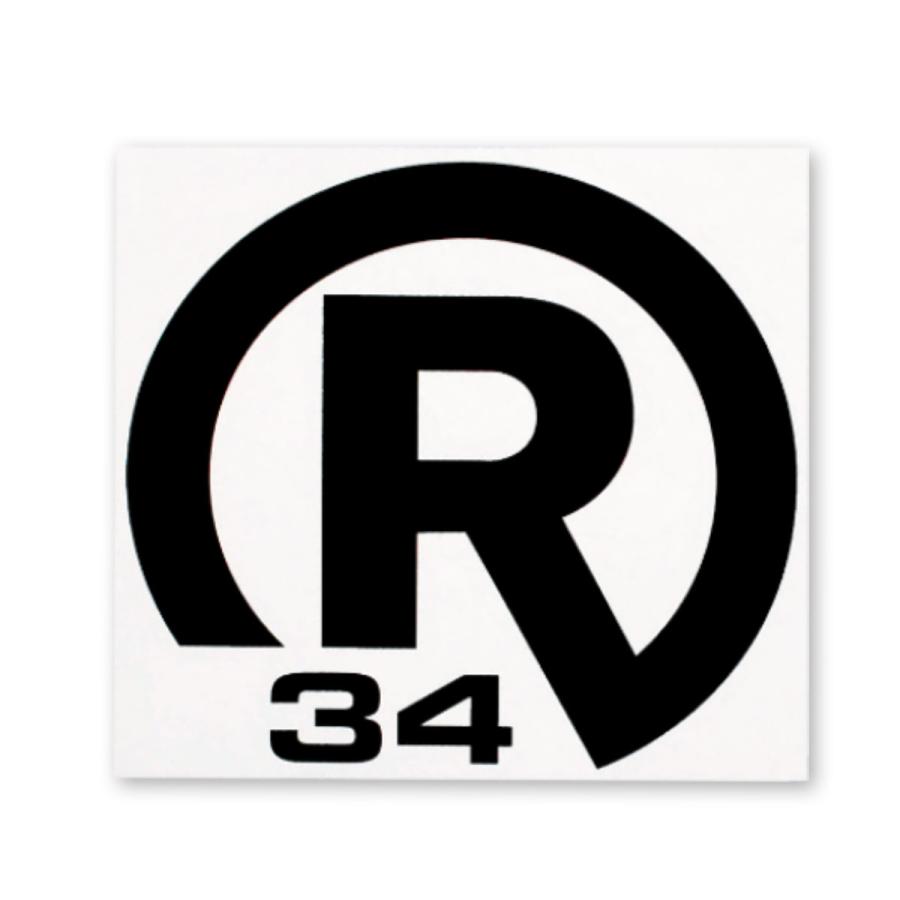 リアルビーボイス ステッカー オリジナル デザイン 人気 ブランド おしゃれ 白 黒 赤 Sticker R34 Mサイズ Realbvoice Rb 水着 サーフカジュアルaloheart 通販 Yahoo ショッピング