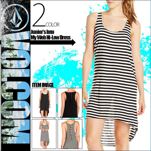 ボルコム タンクトップ 人気ブランド ワンピース レディース ドレス Into My Web Dress セクシー Xs ボーダー柄 黒 選べる2カラー Volcom B V15 B 水着 サーフカジュアルaloheart 通販 Yahoo ショッピング