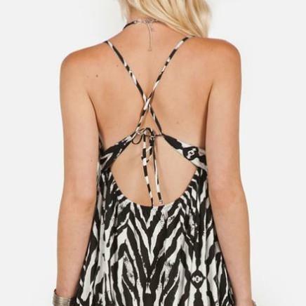 ボルコム ドレス レディース マキシドレス Fashion Week Dress ゼブラ柄 M キャミワンピース キャミソール マキシ丈 人気ブランド Volcom B Vc B 水着 サーフカジュアルaloheart 通販 Yahoo ショッピング