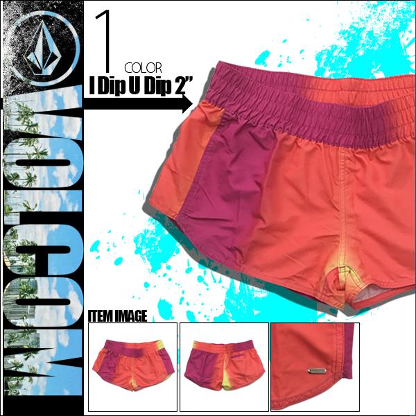 ボルコム 新作 レディース ボードショーツ サーフパンツ ショートパンツ 水着 旅行 夏 海 山 アウトドア プレゼント ギフト Volcom I Dip U 2 O001 人気定番