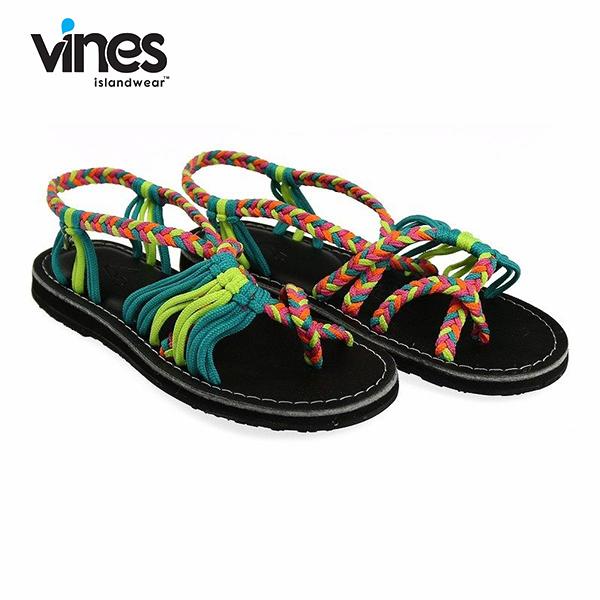 バインズ サンダル レディース オリジナルデザイン ビーチ アウトドア 人気ブランド ブルー グリーン Good Vibes X Flat Vines V Gv Xf Vi V Gv Xf 水着 サーフカジュアルaloheart 通販 Yahoo ショッピング