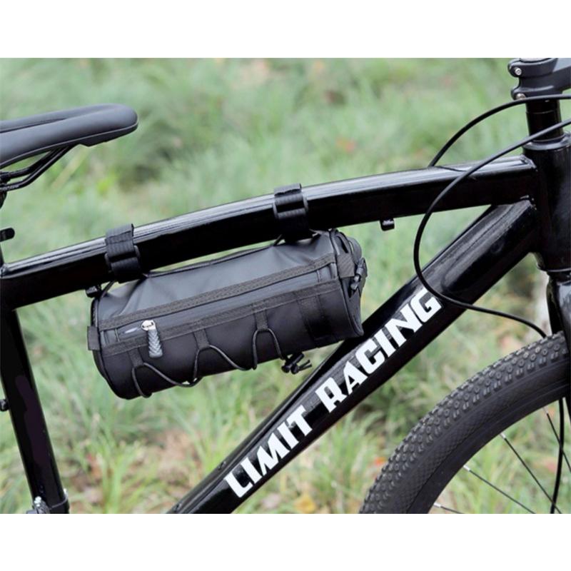 自転車 フロントバッグ ハンドルバッグ 2.5L 4way 筒型 サドル 自転車 フロントバッグ ハンドルバッグ 2.5L 4way 筒型 サドル