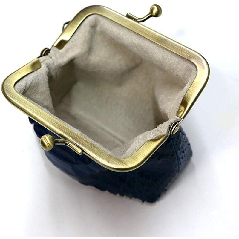 AIZOME-PY1157 がま口 小物入れ 小銭入れ マルチケース 本革 パイソン革 蛇革 ヘビ革 藍染 PY1157 がま口 小物入れ 小銭入れ マルチケース 本革 パイソン革 蛇革 ヘビ革 藍染