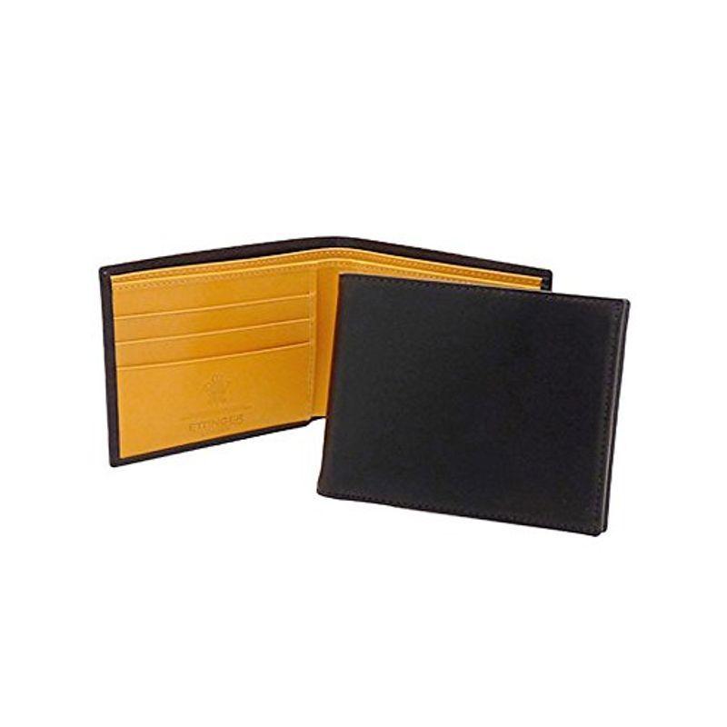 なります エッティンガー ETTINGER 二つ折り財布(小銭入れ付) ブラック