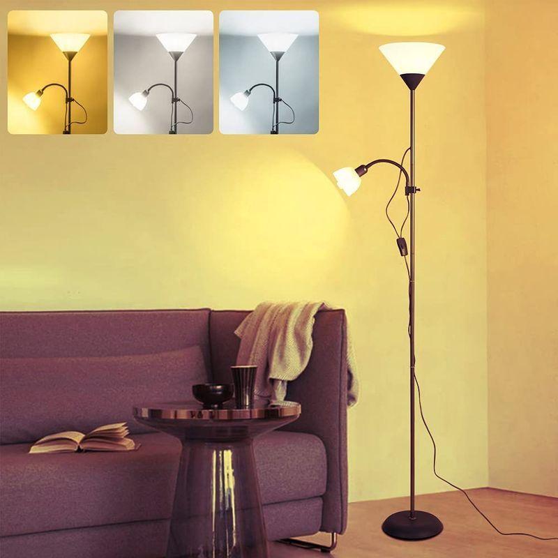 フロアランプ フロアライト おしゃれ 間接照明 上向きライト アップライト デスクライト 目に優しい 電球色 昼白色 昼光色 組立簡単 Le Aloka 通販 Yahoo ショッピング