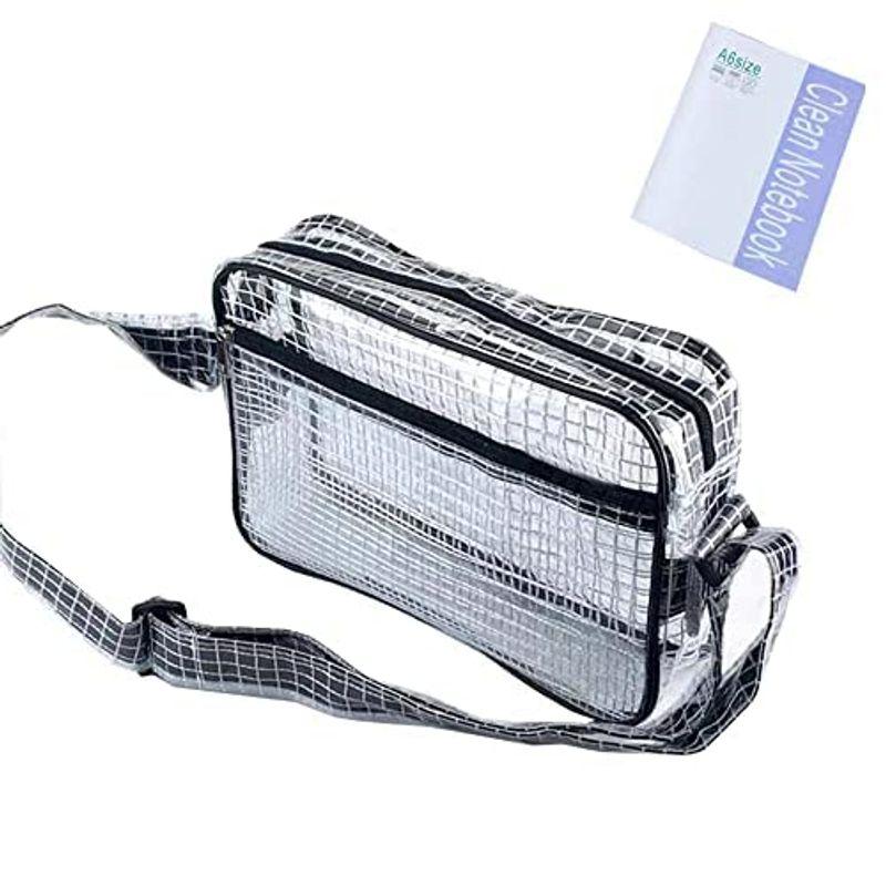 SanrenGo クリーンバッグ クリーンノートブック クリーンルーム 透明バッグ エンジニアバッグ 静電気防止 メッシュ ストラップ 工具