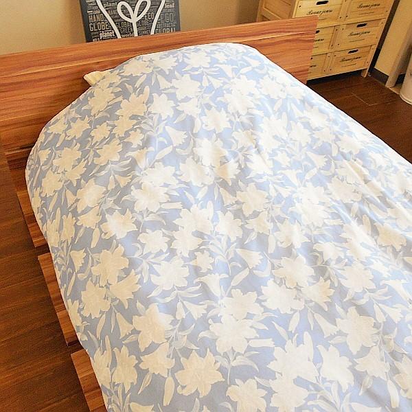 毛布カバー 花柄 120本ガーゼ 生地使用 シングルサイズ 綿100％ 日本製 |  | 01