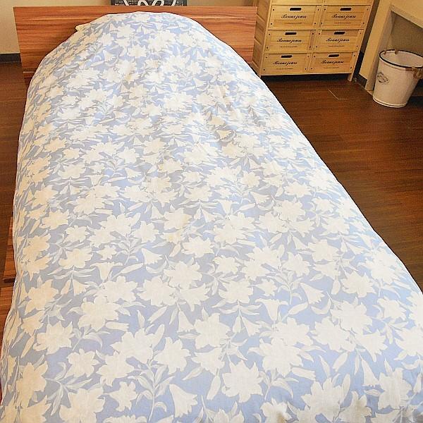 毛布カバー 花柄 120本ガーゼ 生地使用 シングルサイズ 綿100％ 日本製 |  | 03