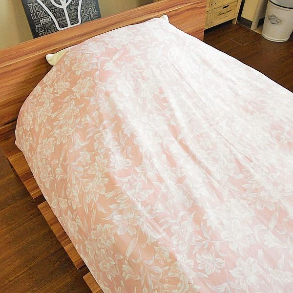 毛布カバー 花柄 120本ガーゼ 生地使用 シングルサイズ 綿100％ 日本製 |  | 04