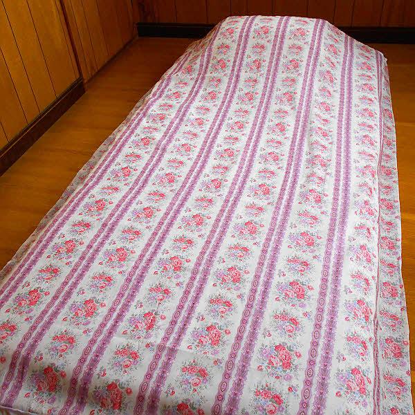 毛布カバー シングルサイズ 花柄 綿100％ サイズ145×205cm 日本製 |  | 04