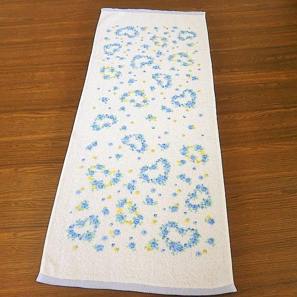 フェイスタオル まとめ買い用 泉州タオル ハートフラワー 花柄 綿100％ 12枚セット 日本製 |  | 04