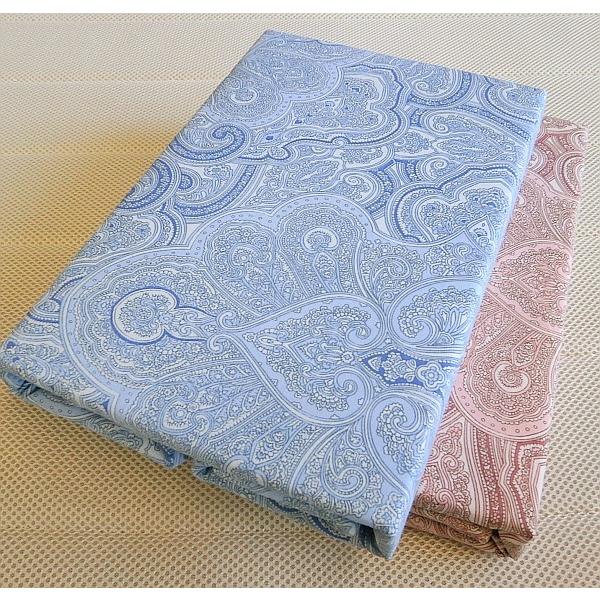 掛け布団カバー ペイズリー柄 シングルロングサイズ 150x210cm 綿100