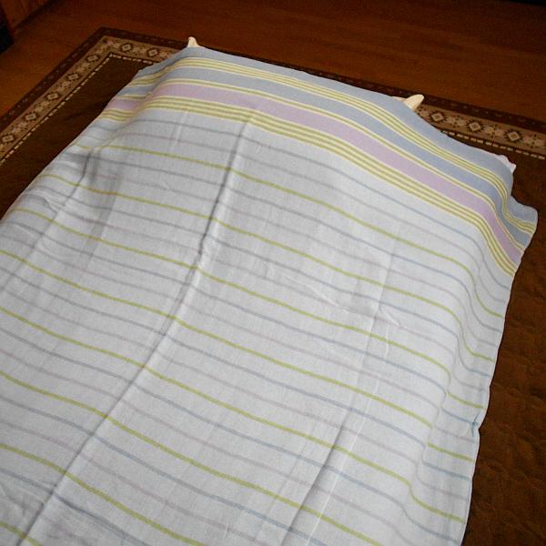 ガーゼケット 今治タオルブランド認定商品 五重織ガーゼケット シングルサイズ ボーダー柄 綿100％ 日本製 | 今治タオル | 03