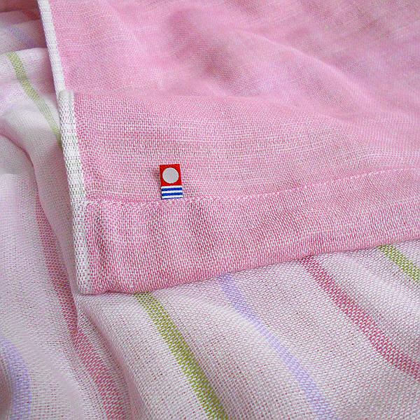 ガーゼケット 今治タオルブランド認定商品 五重織ガーゼケット シングルサイズ ボーダー柄 綿100％ 日本製 | 今治タオル | 10