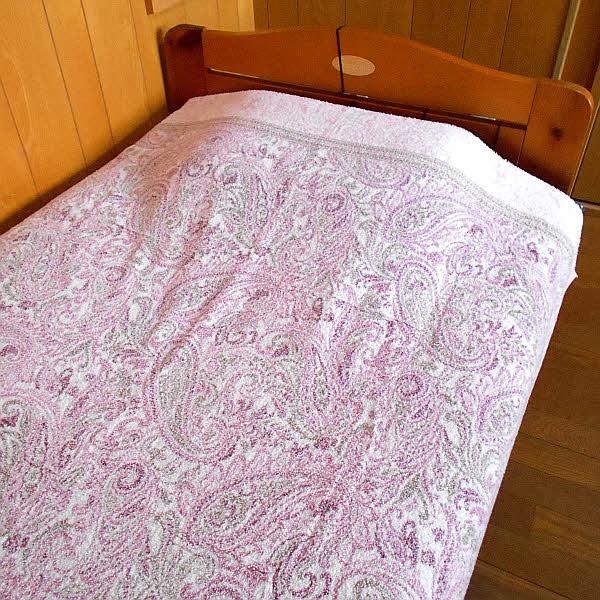 タオルケット パイルの抜けにくい マイヤータオルケット ペイズリー柄 シングルサイズ 140×190cm 日本製 |  | 04