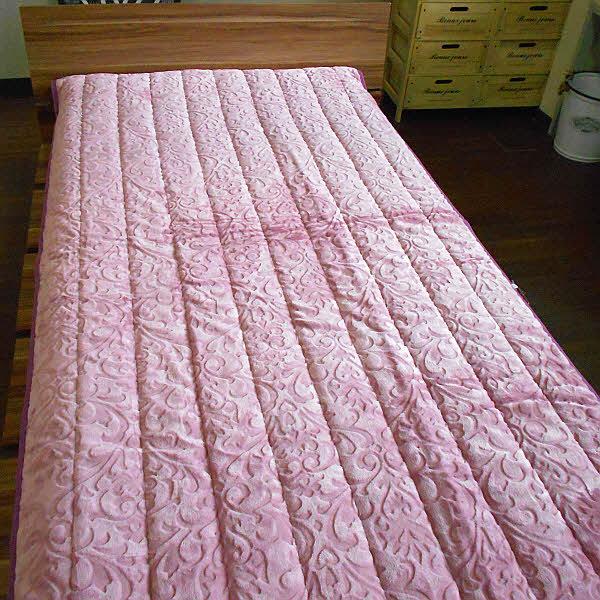 敷きパッド カービング加工 なめらかタッチ あったか敷きパッド シングルサイズ 100×205cm |  | 03