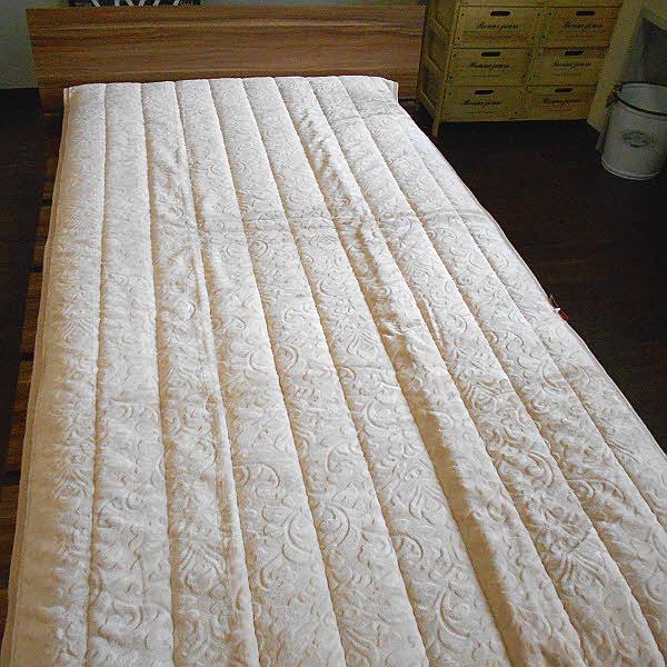 敷きパッド カービング加工 なめらかタッチ あったか敷きパッド シングルサイズ 100×205cm |  | 04