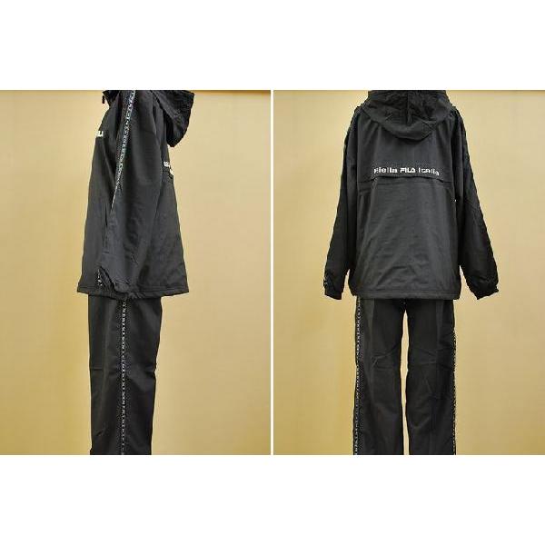 FILA（フィラ） レディース 裏トリコット起毛ウィンドブレーカー上下