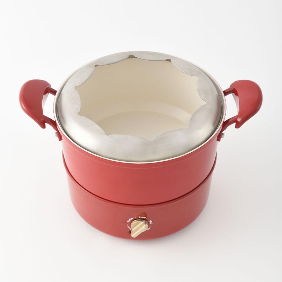 BRUNO（ブルーノ） コンパクト マルチグリルポット レッド BOE065