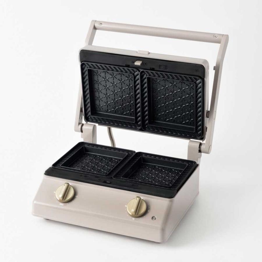 BRUNO（ブルーノ） グリルサンドメーカー ダブル BOE084 グレージュ