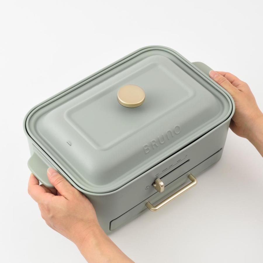 BRUNO（ブルーノ） コンパクトグリルホットプレート グリーン BOE109