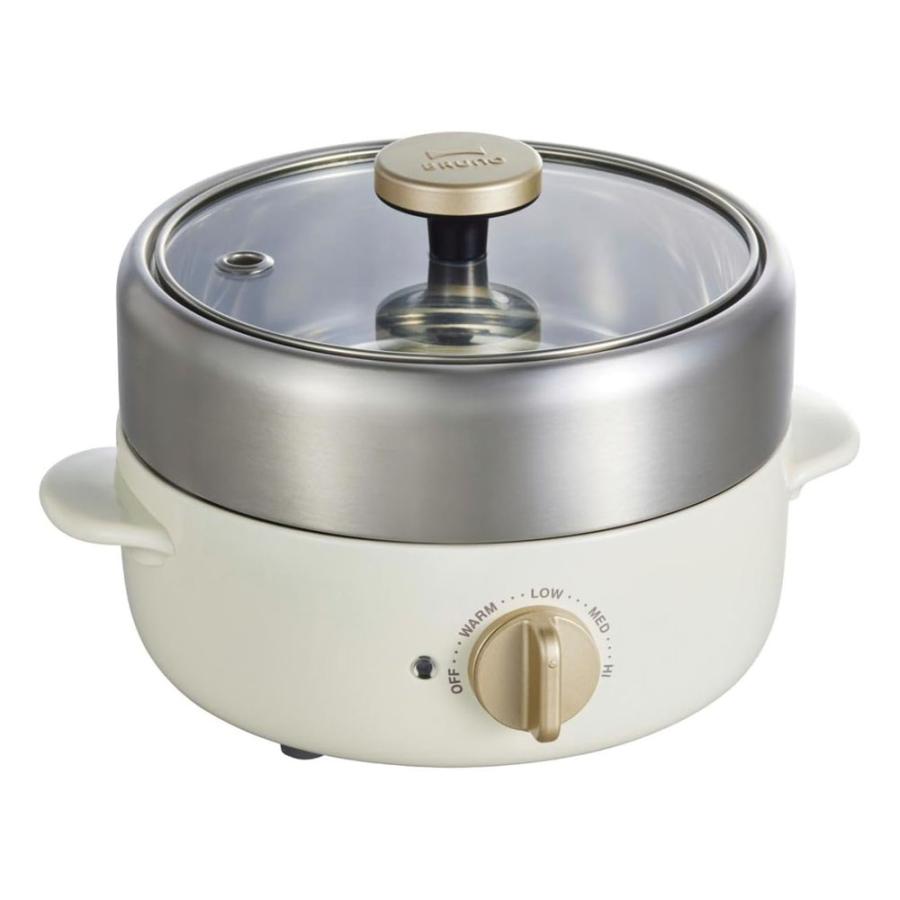 BRUNO（ブルーノ） コンパクト マルチグリルポット ホワイト / BOE115