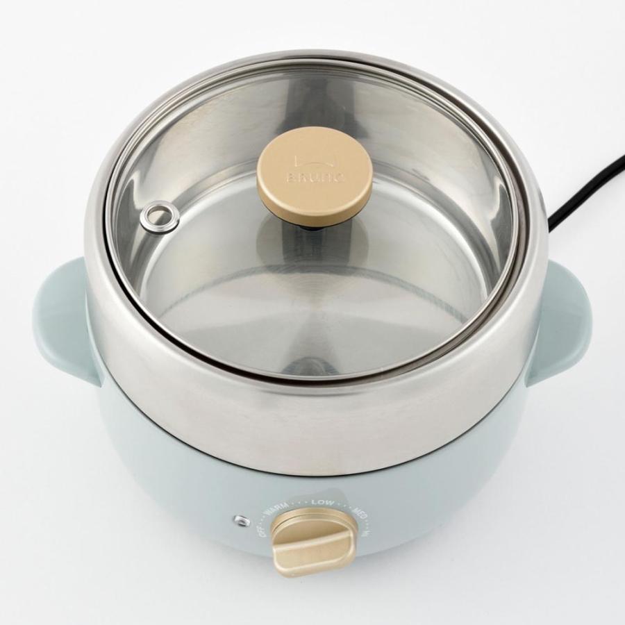 BRUNO（ブルーノ） コンパクト マルチグリルポット ホワイト / BOE115