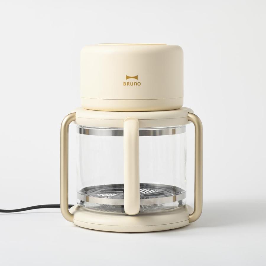 BRUNO（ブルーノ） ガラス エアフライヤー アイボリー BOE122