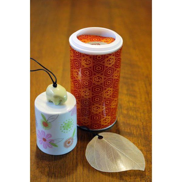 タイ輸入 風鈴 陶器製 かわいい像の風鈴 Flora-1 （IZ003-D） アジア