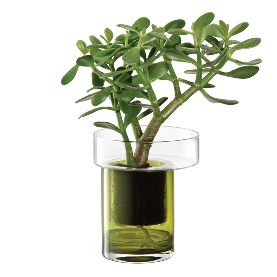 LSA エルエスエー ガラス プランター Balcony Self Watering Planter 