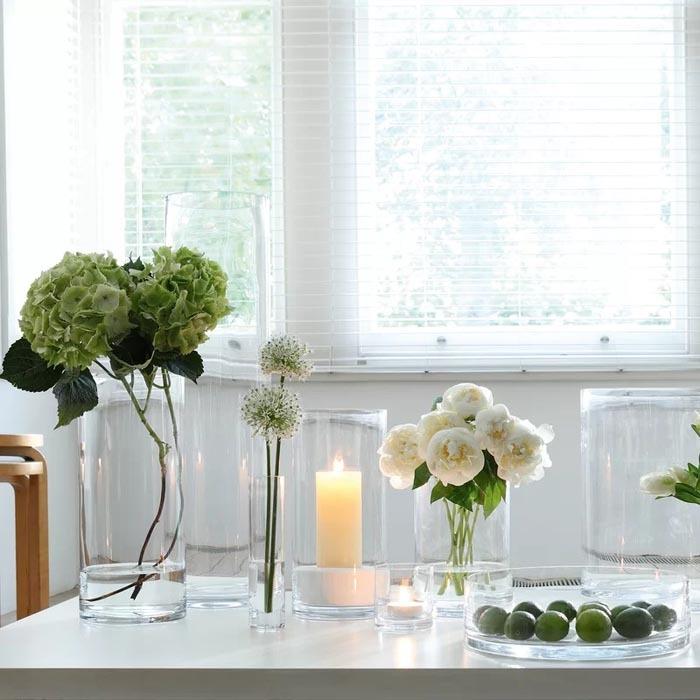 LSA Column Vase LCO21 G330-28-992 ショップ クリア 高さ28cm LCO21