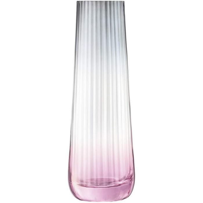 花器 花瓶 花びん フラワーベース ガラス LSA Dusk Vase LDU09 G140020152 ピンク/グレー 高さ20cm