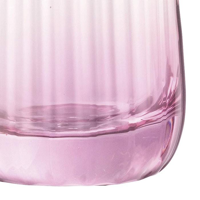 花器 花瓶 花びん フラワーベース ガラス LSA Dusk Vase LDU09 G140020152 ピンク/グレー 高さ20cm