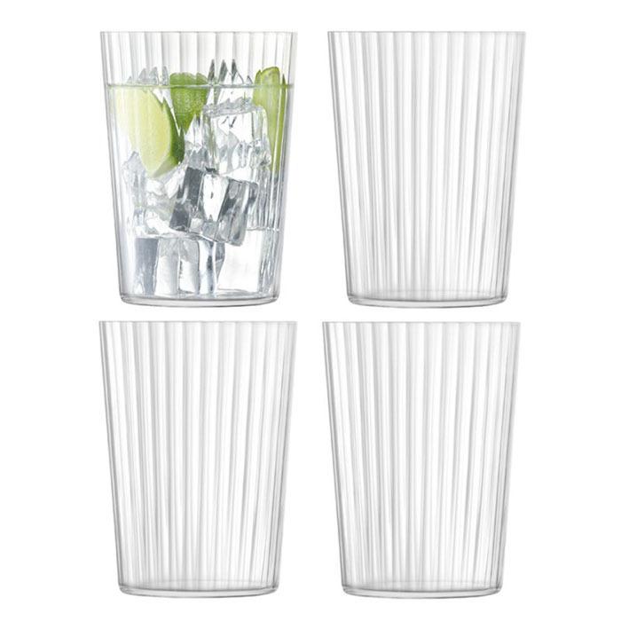 LSA タンブラーグラス GIO Line Tumbler LGI23 G060-18-304 クリア 容量560ml 高さ12cm 4個セット