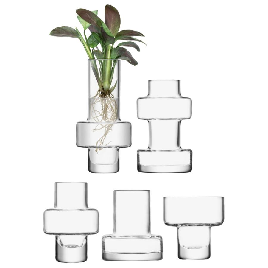 LSA エルエスエー フラワーベース 花器 花瓶 Metropole 5Mini Vase set