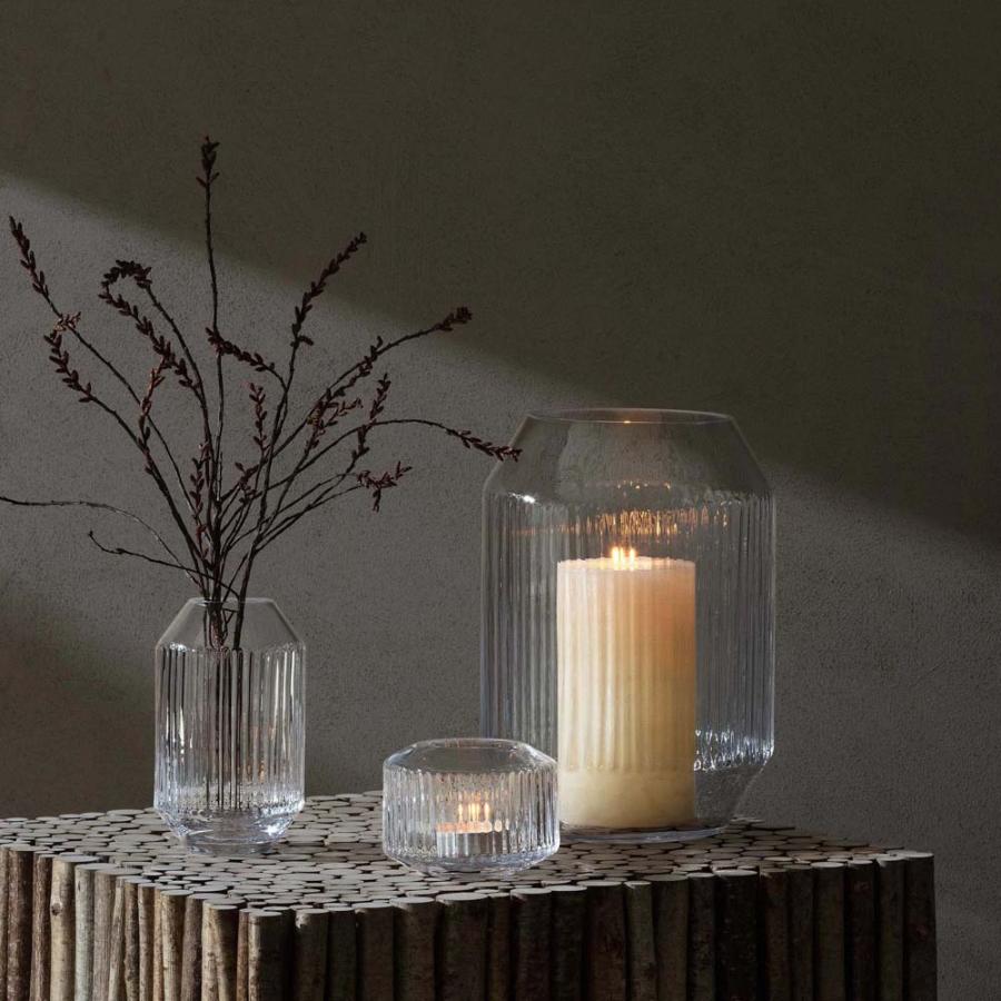 LSA エルエスエー Rotunda Wide Vase G165514301 クリア LRT04 高さ14cm / 花器 花瓶 フラワーベース LRT04アロット 通販