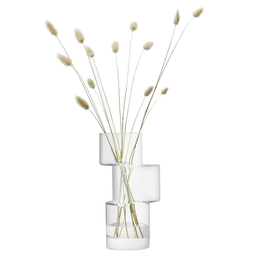 LSA Tier Vase G1728-26-301 クリア H26cm LTD01 / エルエスエー フラワーベース 花器 花瓶
