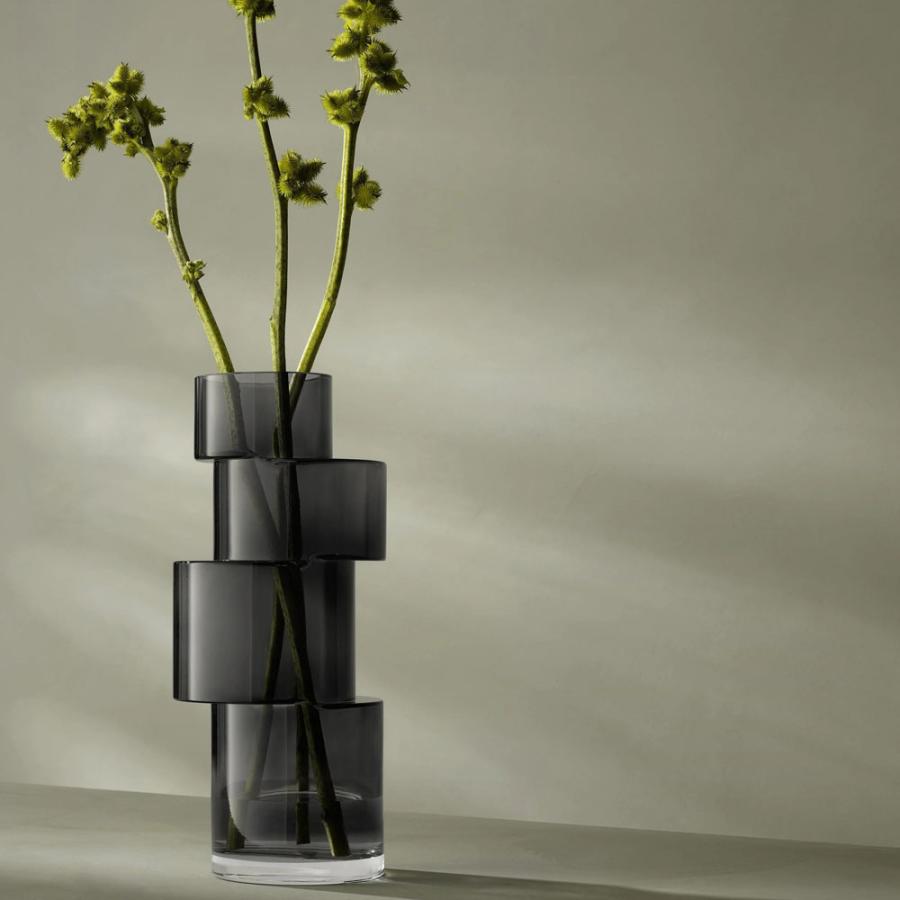 LSA LSA Tier Vase G1729-35-970 グレー H35cm LTD05 / エルエスエー