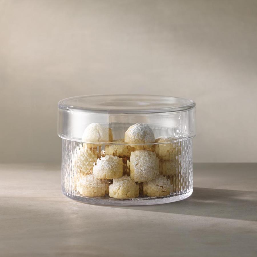 LSA ガラスコンテナ & リッド Wicker Container & Lid G1712-12-148